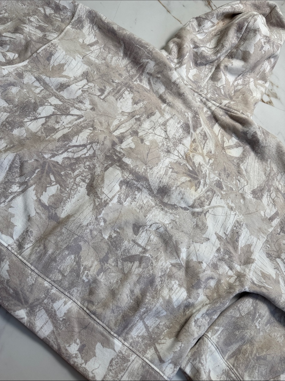 Hollister Boxy Camo Zip-Up Hoodie Sz M Trendy Loungewear cozy Comdy - Picture 10 of 12